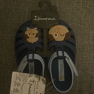 Ipanema Size 9 Toddler Boys Sandals with Puppy Dog NWT